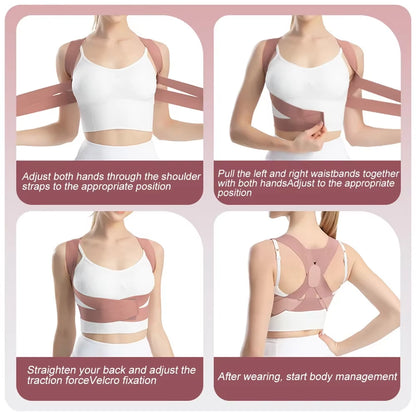 Brace Back Posture Corrector Spine Support Hunchback Correction Belt for Adult Posture Spinal Column Curvature Straight Waist